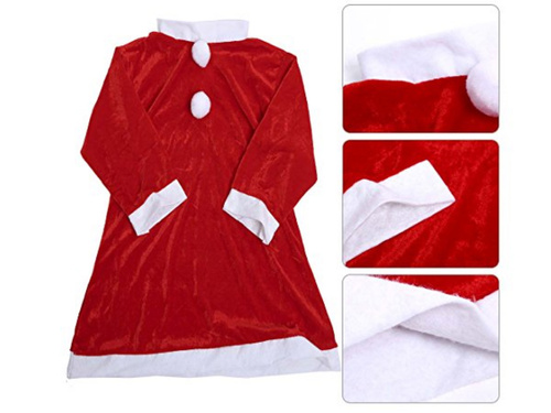 Kostium Mikołajki dla dziewczynki - 1 szt.