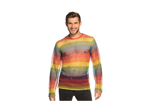 Koszulka siatkowa tęczowa