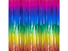 Kurtyna - zasłona na drzwi tęczowa - 100 cm x 250 cm