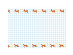 Obrus urodzinowy Koniki - 120 x 180 cm - 1 szt.