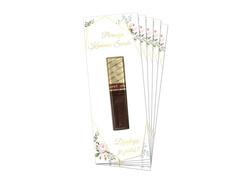 Podziękowanie dla gości Merci na Komunię Świętą - 5 szt.