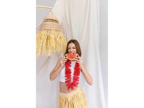 Naszyjnik hawajski ciemnoróżowy - 1 szt.