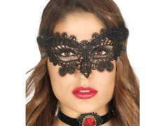 Koronkowa maska karnawałowa - 1 szt.