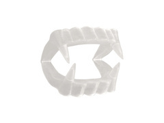 Szczęka - szczęki wampira przezroczyste Halloween - 1 szt.