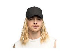 Czapka Casey z peruką blond/czarną