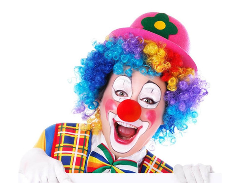 Nos klauna z gąbki - 1 szt.