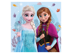 Serwetki urodzinowe Frozen - Kraina Lodu - 33 cm - 20 szt.