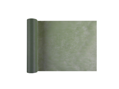 Dekoracja bieżnik z włókniny na stół - oliwkowy - 30 cm x 10 m - 1 szt.