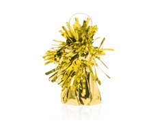 Obciążnik foliowy do balonów napełnionych helem - złoty - 145 g