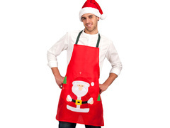 Kostium Fartuszek Św. Mikołaj na Boże Narodzenie