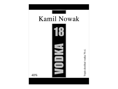 Etykiety personalizowane na butelkę na urodziny - 9 szt.