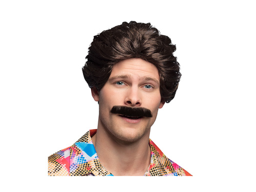 Peruka Vance z wąsem