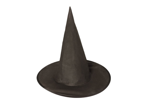 Kapelusz czarownicy czarny na Halloween - 1 szt.