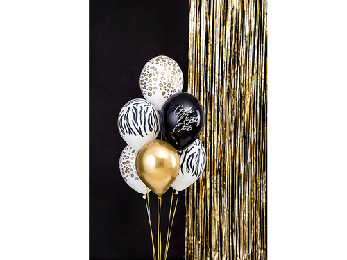 Balony lateksowe pastelowe Zebra - 30 cm - 50 szt.