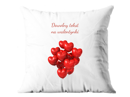 Poszewka personalizowana na Walentynki - 1 szt.