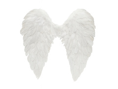 Skrzydła anioła białe -  60 x 60 cm - 1 szt.