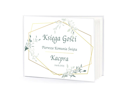 Księga gości na I Komunię Świętą - 50 kartek