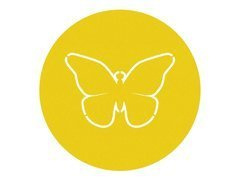 Podstawka pod talerz - Motylek - 36 cm - 1 szt.