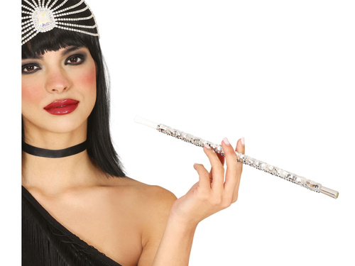 Cygaretka retro srebrna - 1 szt.