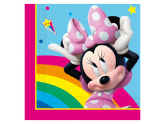 Serwetki urodzinowe Myszka Minnie - 33 cm - 20 szt.