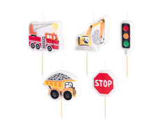 Świeczki pikery Budowa - 5 szt.