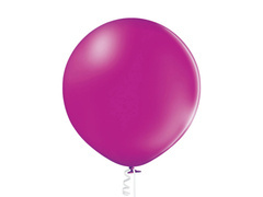 Balon lateksowy pastelowy winogronowo - fioletowy - gigant 90 cm - 1 szt.