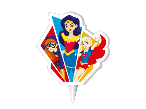 Świeczka urodzinowa Superbohaterki - 1 szt.