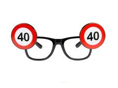 Okulary 40 czterdziestka - 1 szt.