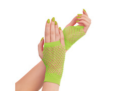 Rękawiczki z zielonej siatki - 11 cm