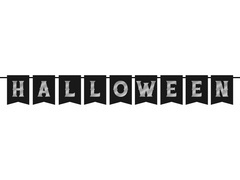 Baner srebrny Halloween - 1 szt.