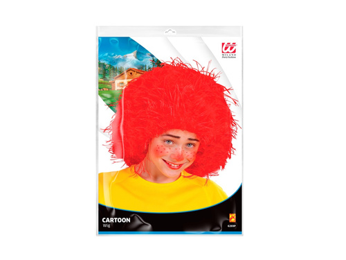 Peruka kreskówkowa czerwona