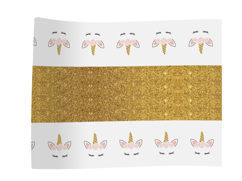 Bieżnik urodzinowy Piękny Jednorożec - 5 m - 1 szt.