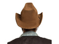 Kapelusz kowbojski brązowy - 1 szt.