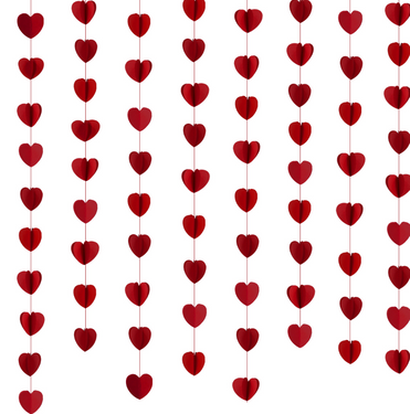 Girlanda baner serca - 4 metry