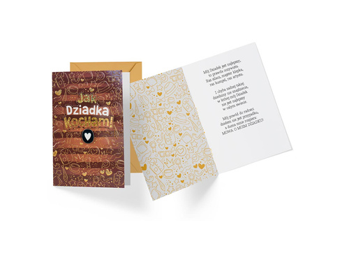 Kartka z życzeniami na Dzień Dziadka - 1 szt.