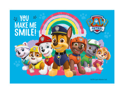 Dekoracyjny opłatek tortowy Psi Patrol - 1 szt.