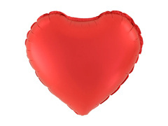Balon foliowy Serce czerwone - 45 cm - 1 szt.