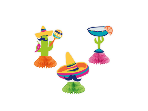 Dekoracja stołu Boho fiesta - 3 szt.