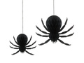 Dekoracja wisząca rozetka Pająk na Halloween - 2 szt.