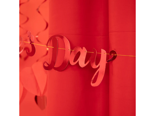 Baner Valentines Day - 140 cm - 1 szt.