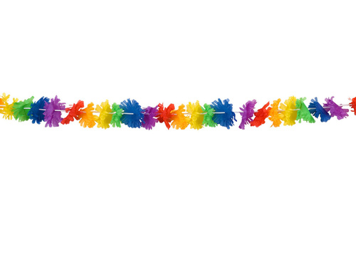 Girlanda hawajska wielokolorowa - 300 cm - 1 szt.