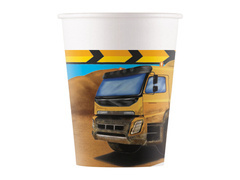 Kubeczki papierowe Budowa - 200 ml - 8 szt.