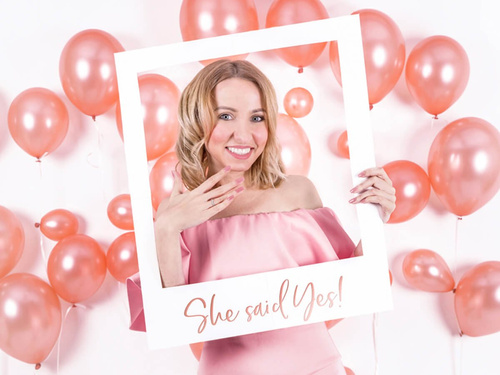 Ramka selfie She said yes - 1 szt.