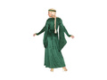 Strój Królowa renesansu welurowa (zielona)