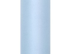 Tiul gładki błękitny - 30 cm x 9 metrów - 1 szt.