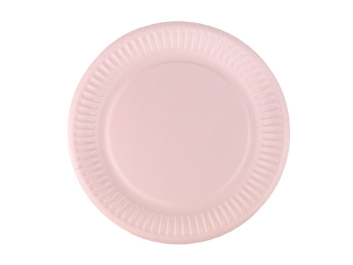 Zestaw kubeczki + serwetki + talerzyki papierowe różowe - 44 szt.