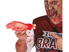 Odcięta zakrwawiona dłoń - 25 cm - 1 szt.