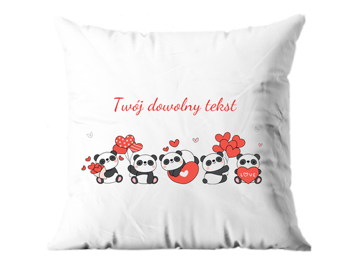Poszewka personalizowana na Walentynki - 1 szt.