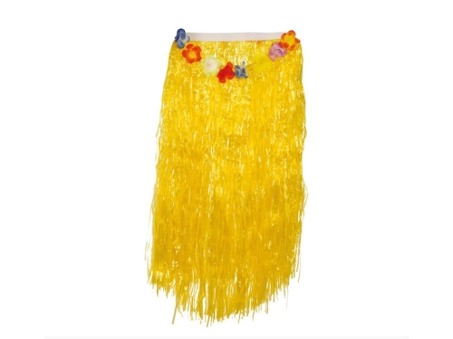 Spódniczka hawajska długa żółta - 1 szt.