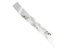 Szarfa personalizowana z imieniem na Wieczór Panieński - 140 cm - 1 szt.